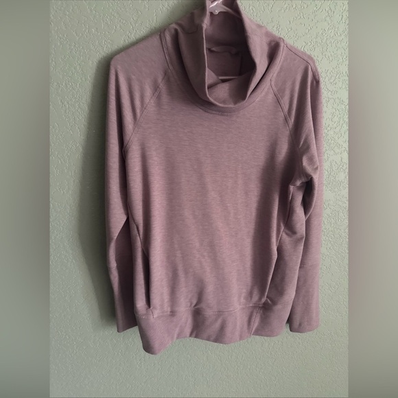 Lululemon High Lines Pullover Heathered Vintage Mauve Size 8 - Picture 9 of 9